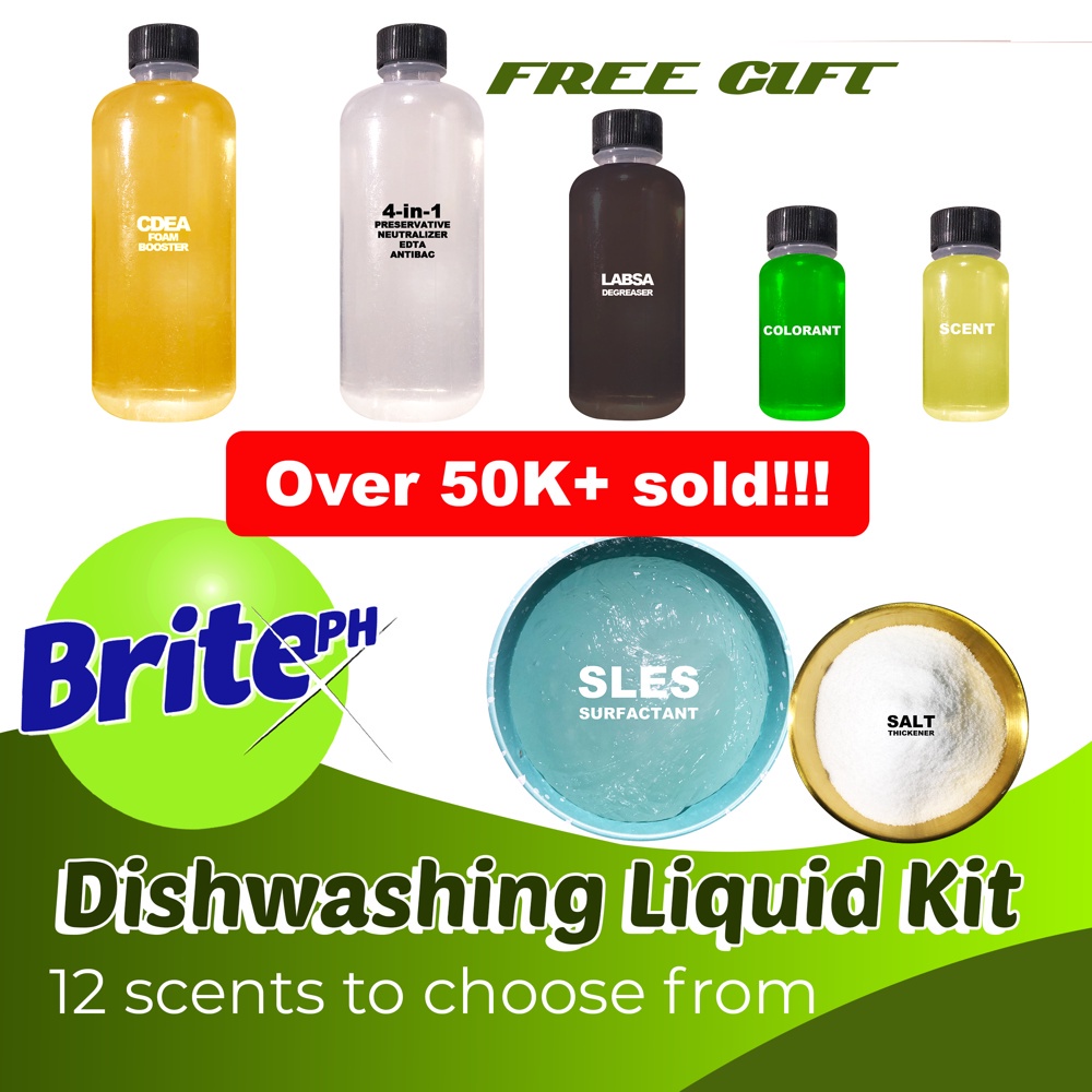 Dishwashing Liquid Kit DIY (17 liters Yield) Shopee Philippines