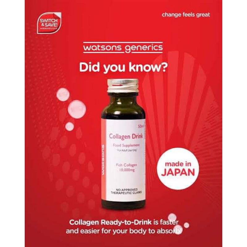 Watsons Collagen Drink is rated the best in 07/2023 BeeCost