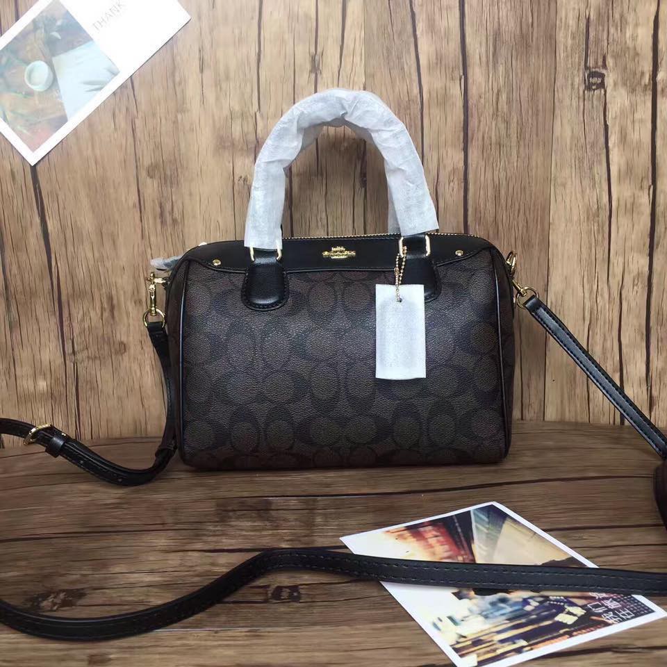 Coach Large Signature Satchel Bag with Sling Shopee Philippines