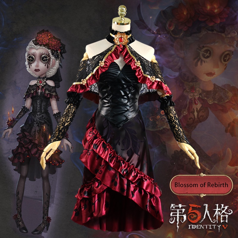 Game Identity V Blossom of Rebirth Cosplay Lydia Jones Costume Doctor