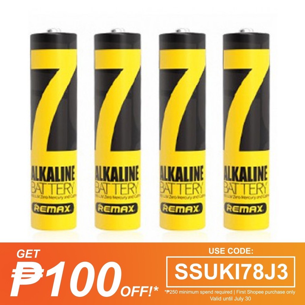 Remax AAA Alkaline Batteries 12pcs Shopee Philippines