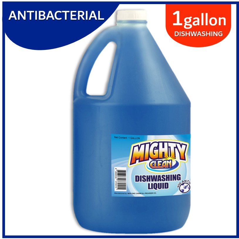 Mighty Clean Dishwashing Liquid Blue Antibacterial (DWL blue) 1