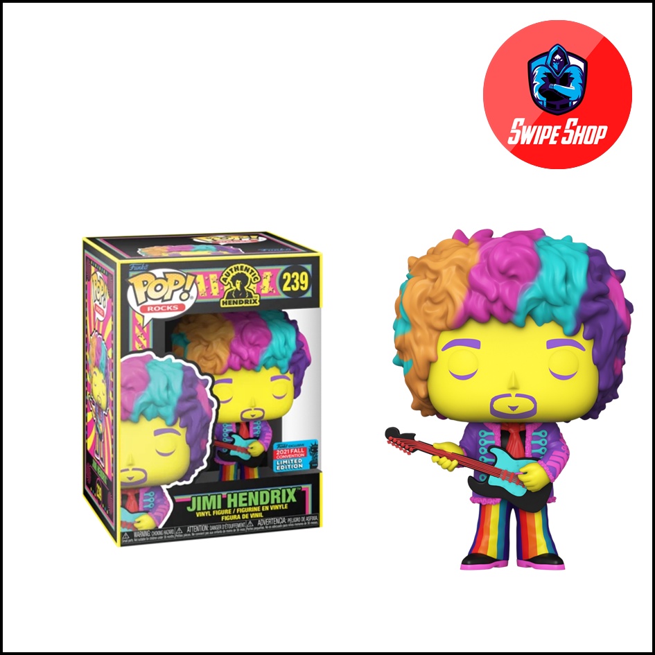 Funko Pop Jimi Hendrix Authentic Hendrix NYCC Fall Convention 2021 FCE