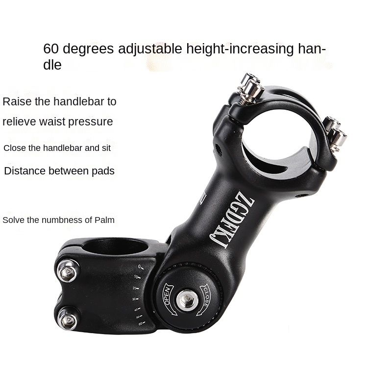 Bicycle adjustable highening handle vertikal slider booster riser