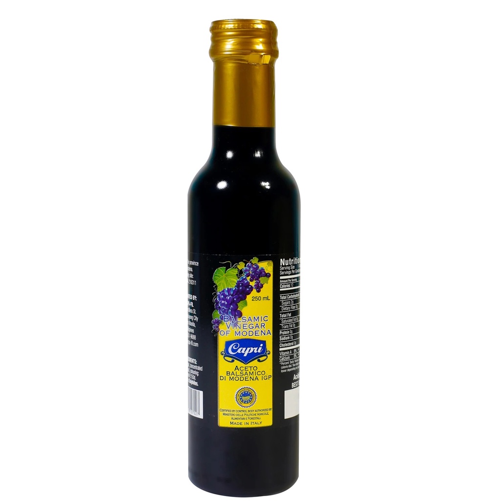 Capri Balsamic Vinegar of Modena 250ml Shopee Philippines