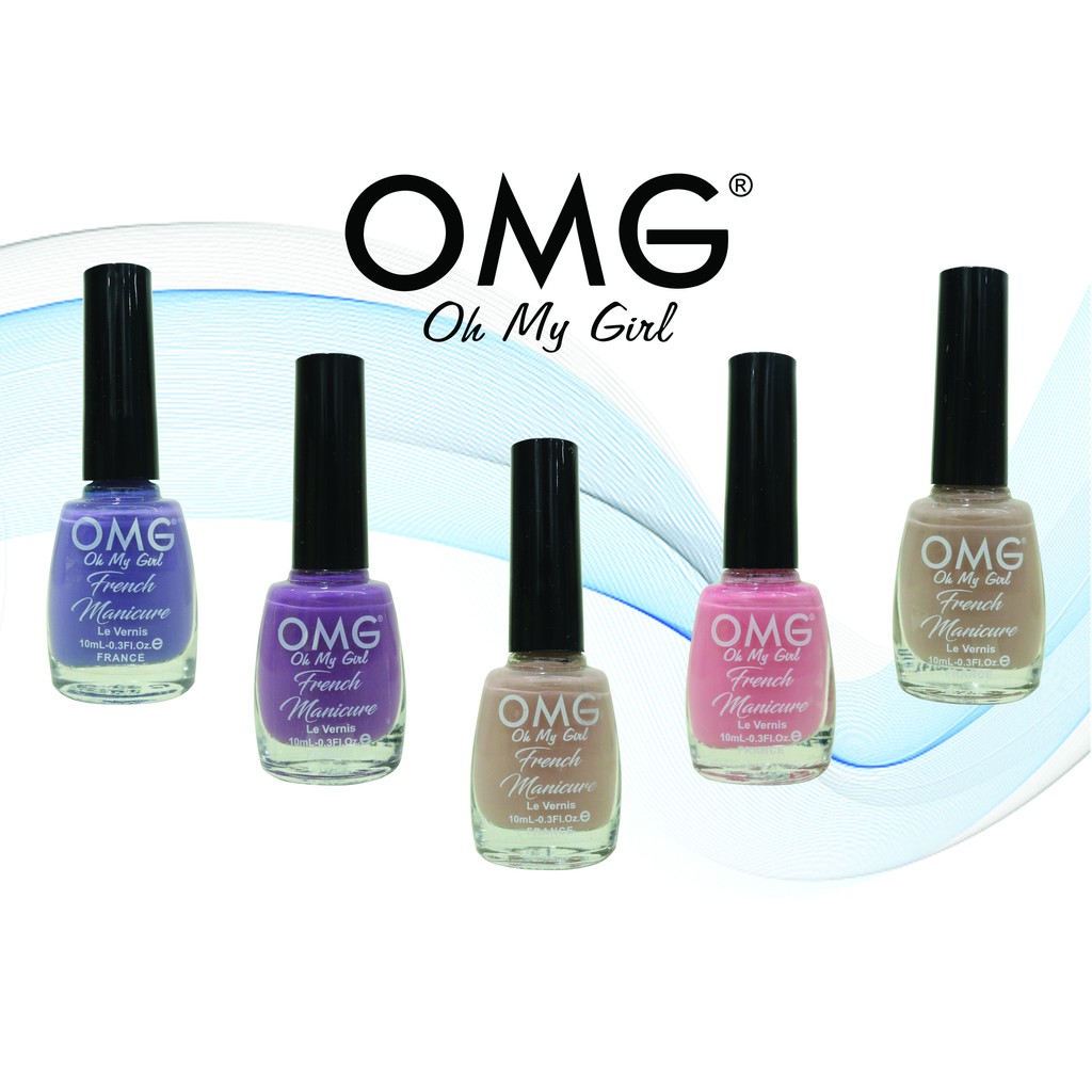 OMG French Manicure Nail Lacquer 10ml Shopee Philippines