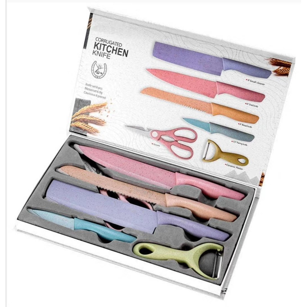 BEST Stainless Steel Pastel Kitchenware Set Colors COD 4.8 (6 in 1