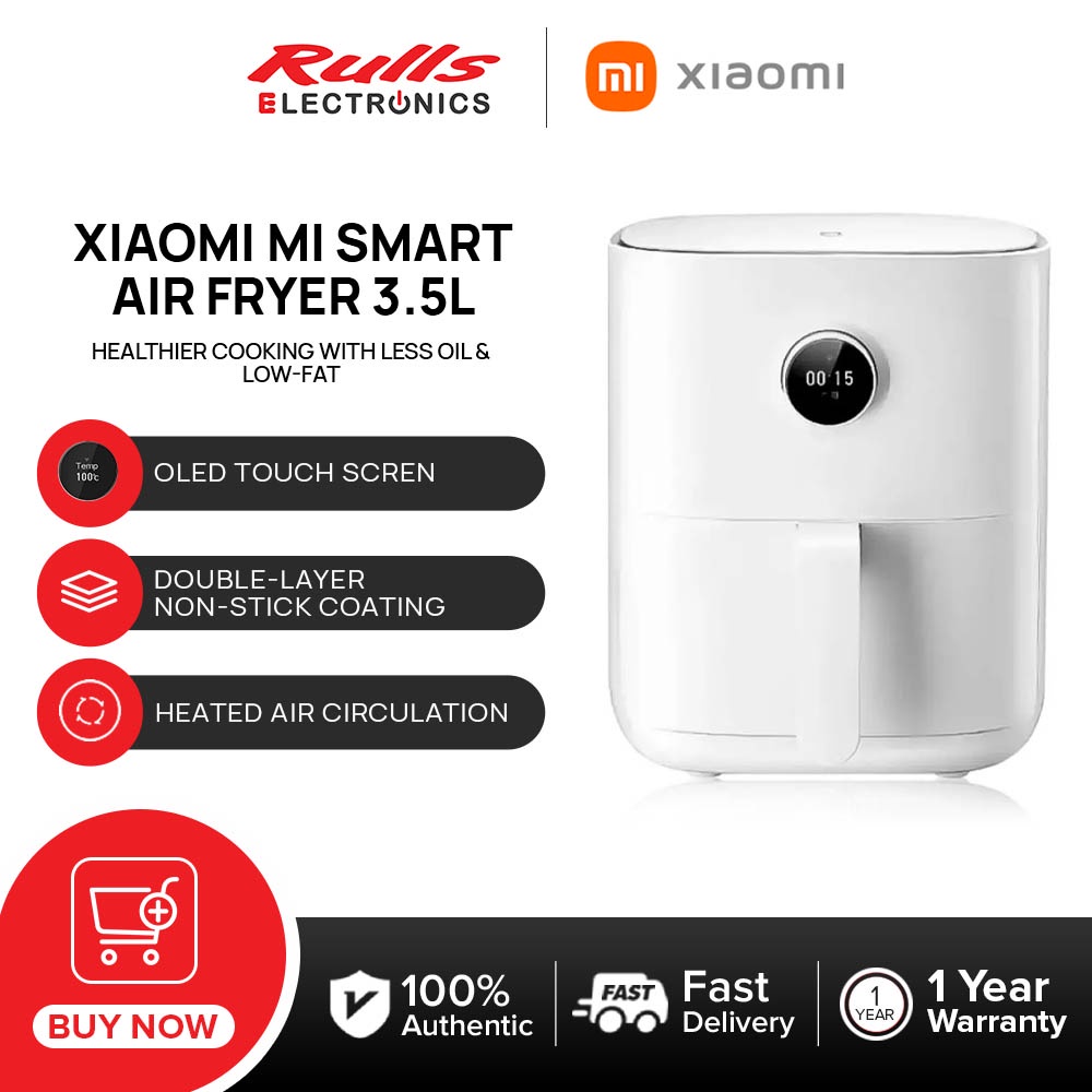 Xiaomi Mi Air Fryer 1500W 3.5L Air Fryer for Baking Roasting Dehydrating with 50+ Smart APP