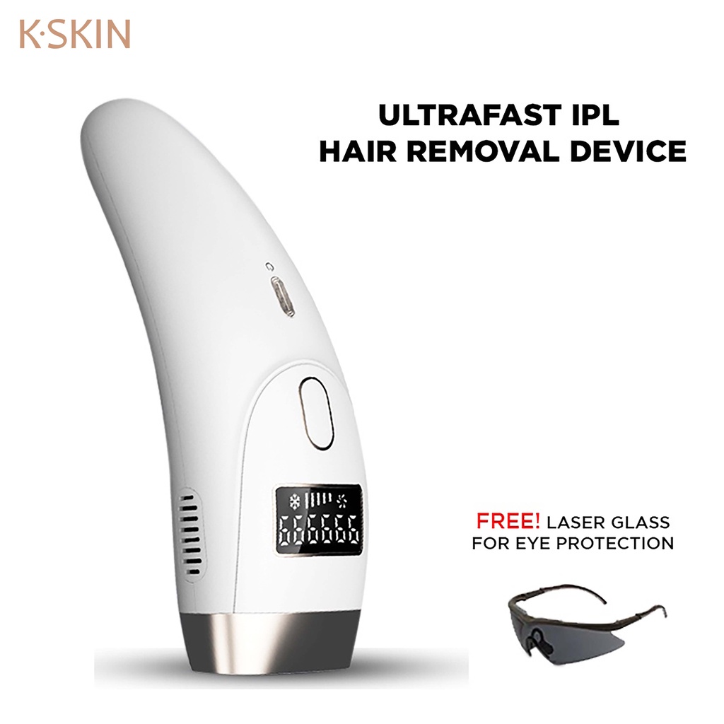 Kskin IPL Laser Painless Hair Removal with whitening gel ipl machine
