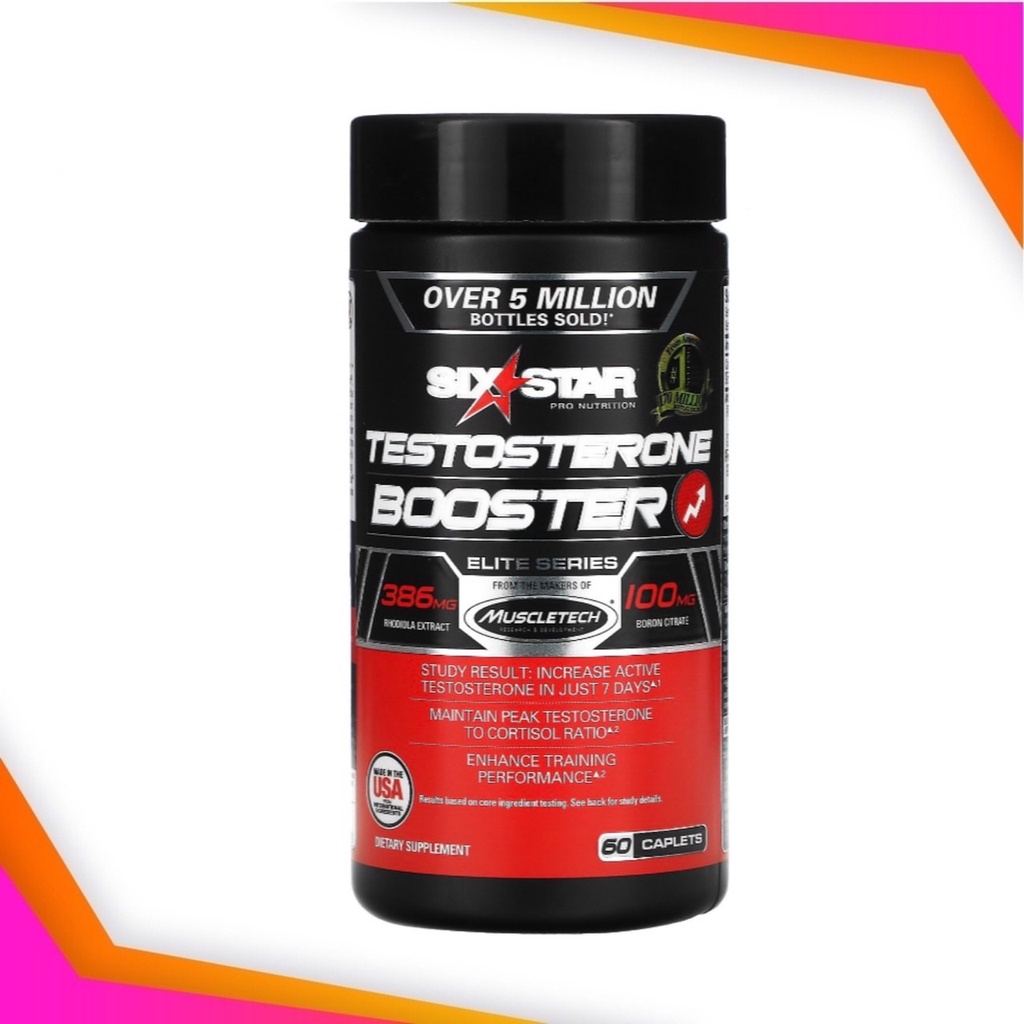 (Exp2024) Six Star Elite Series Testosterone Booster 60 Caplets