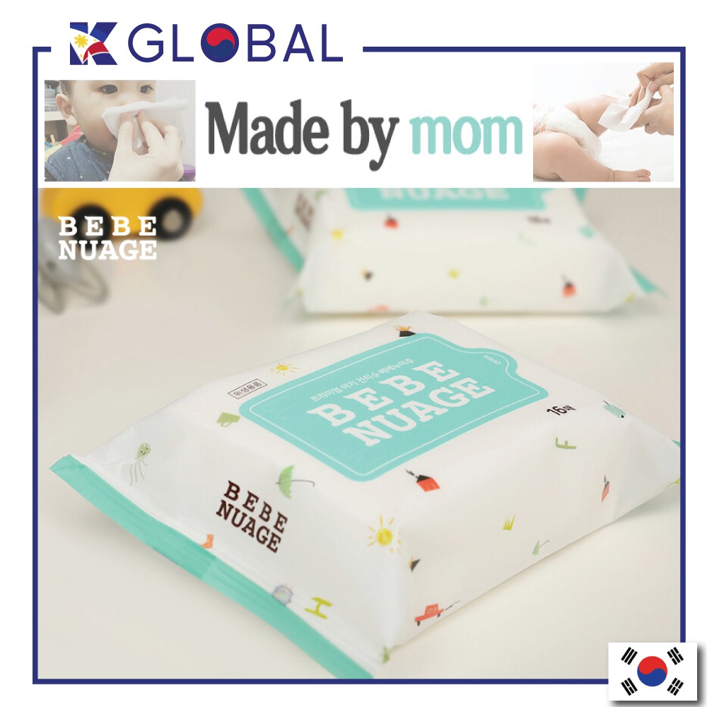 Baby Dry Wipes (16pcs) from Korea/ Cheapest Wipes/Sensitive skin wipes