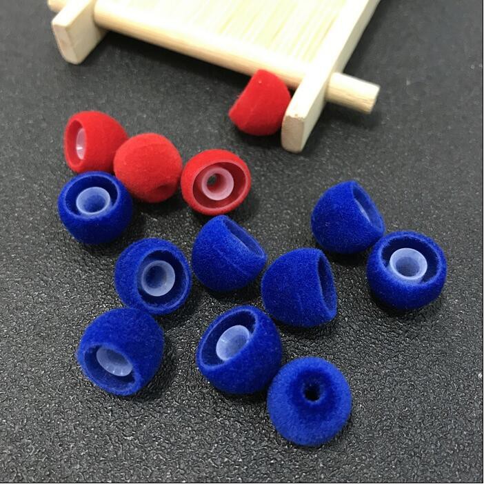 1 Piece Flocking Silicone Ear Caps M size Environmentally Friendly in