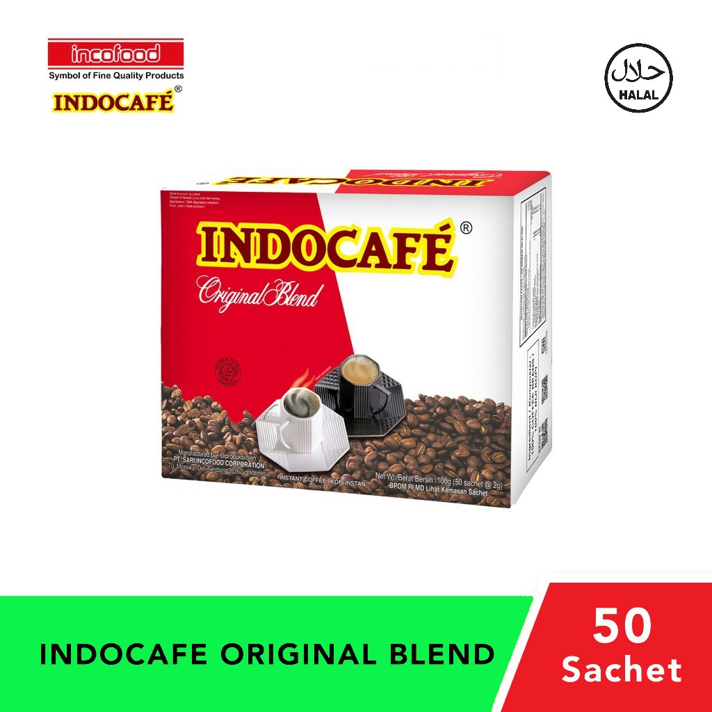 Indocafe Original Blend (50 Sachets) Box Shopee Philippines