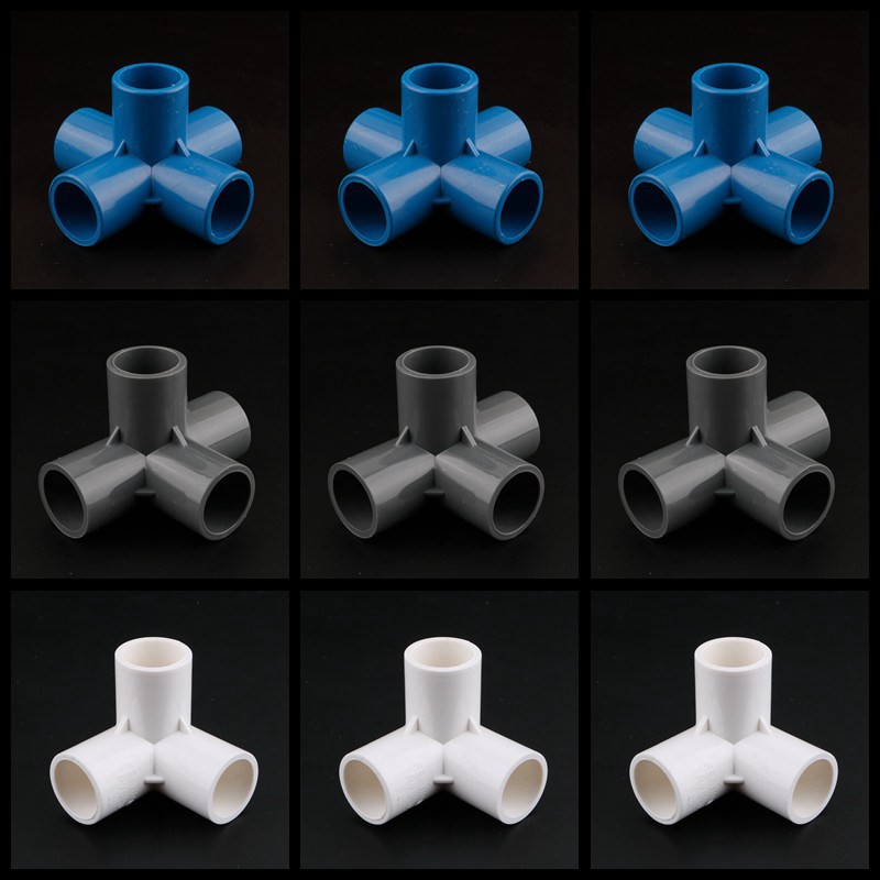 ID 20/25/32mm PVC Pipe Connector 3Way 4Way 5Way 6Way For OD 20/25