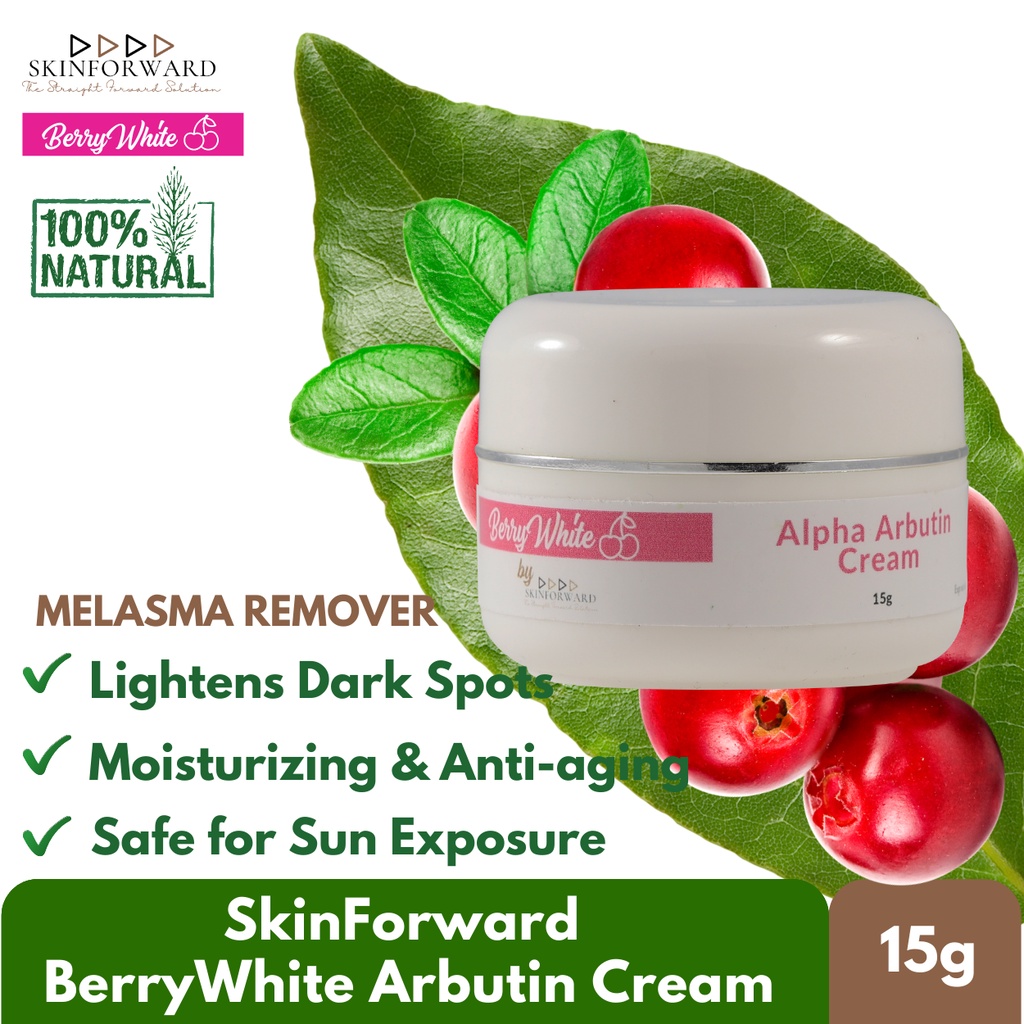 [ BERRYWHITE ALPHA ARBUTIN CREAM ] SkinForward Arbutin Cream Erases Sun