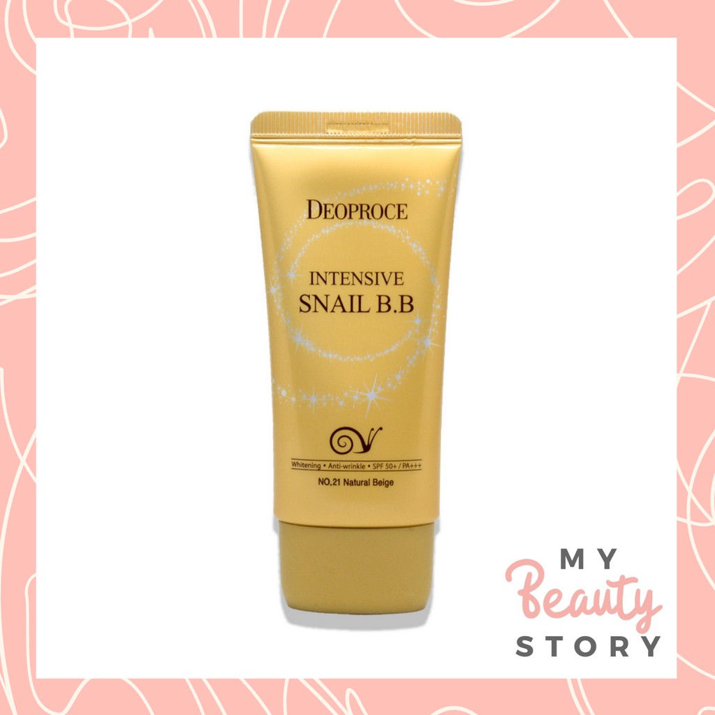 DEOPROCE Intensive Snail Bb Cream Spf 50+ Pa+++ 50ml Shopee Philippines