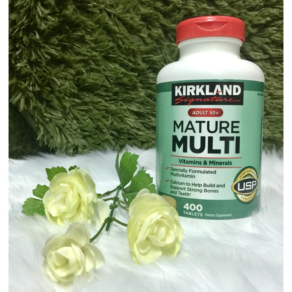 Kirkland Signature Adult 50+ Mature Multi Vitamins & Minerals, 400