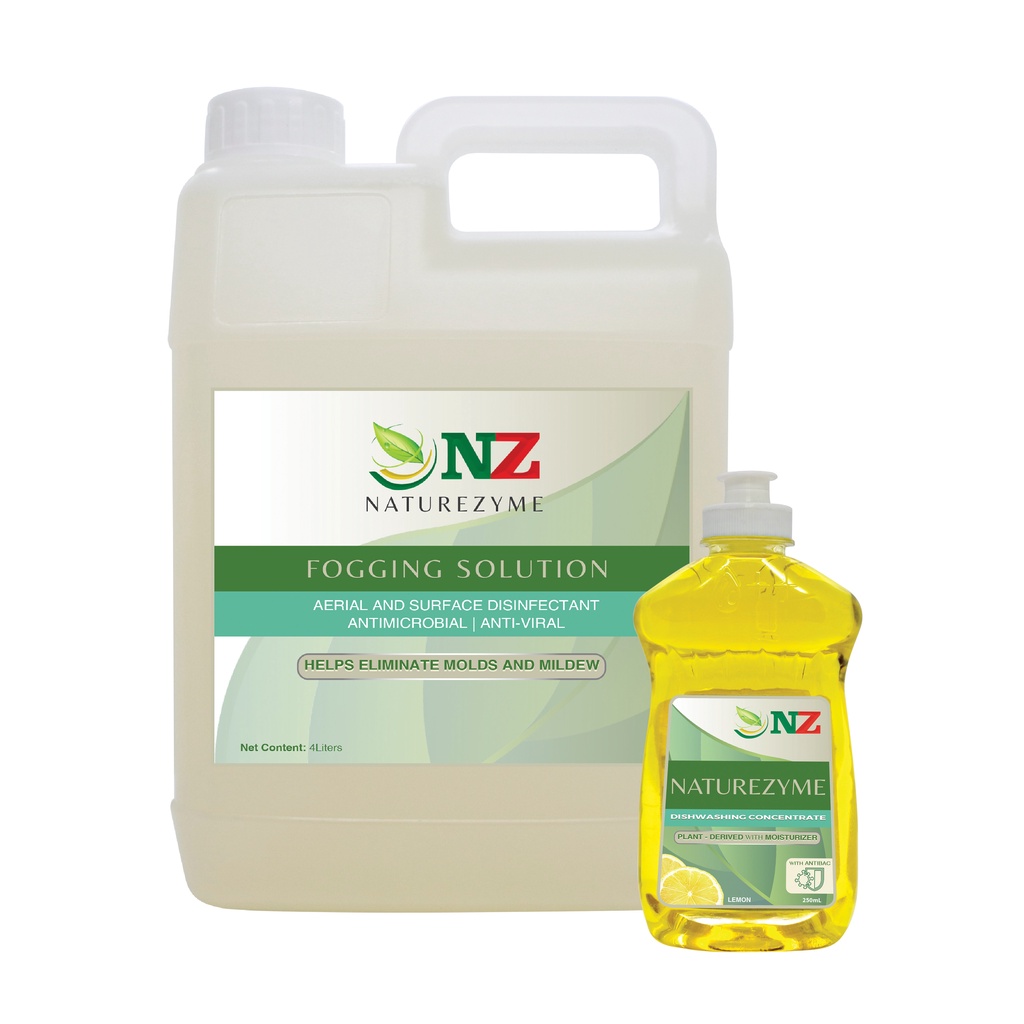 NATUREZYME FOGGING SOLUTION Free PlantBased Dishwashing Liquid 250ml