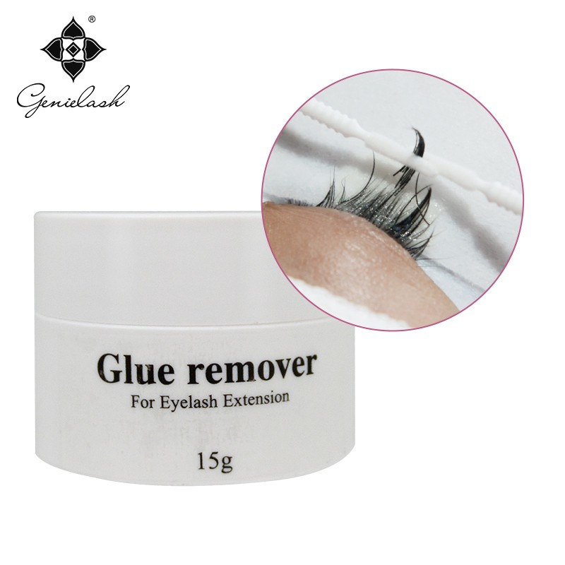 Genielash 1pc 5g/15g Glue Remover for Eyelash Extension Cream Remover