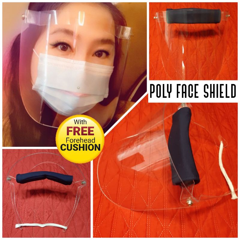 Poly Face Shield with FREE Cushion Shopee Philippines