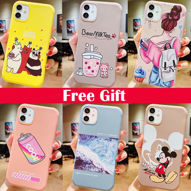 Soft Case Huawei Y7A Y6P 2020 Phone Case for Huawe Nova 5T 7i Cute