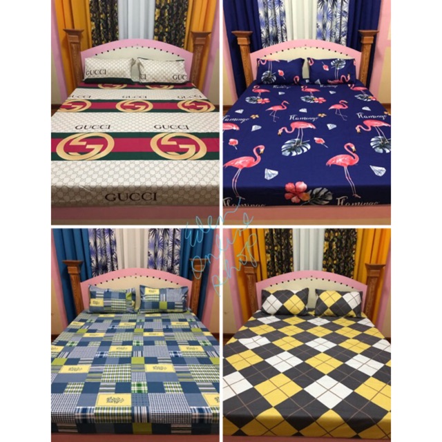 3 in 1 Bedsheet and 2 Pillowcase High Quality Canadian cotton