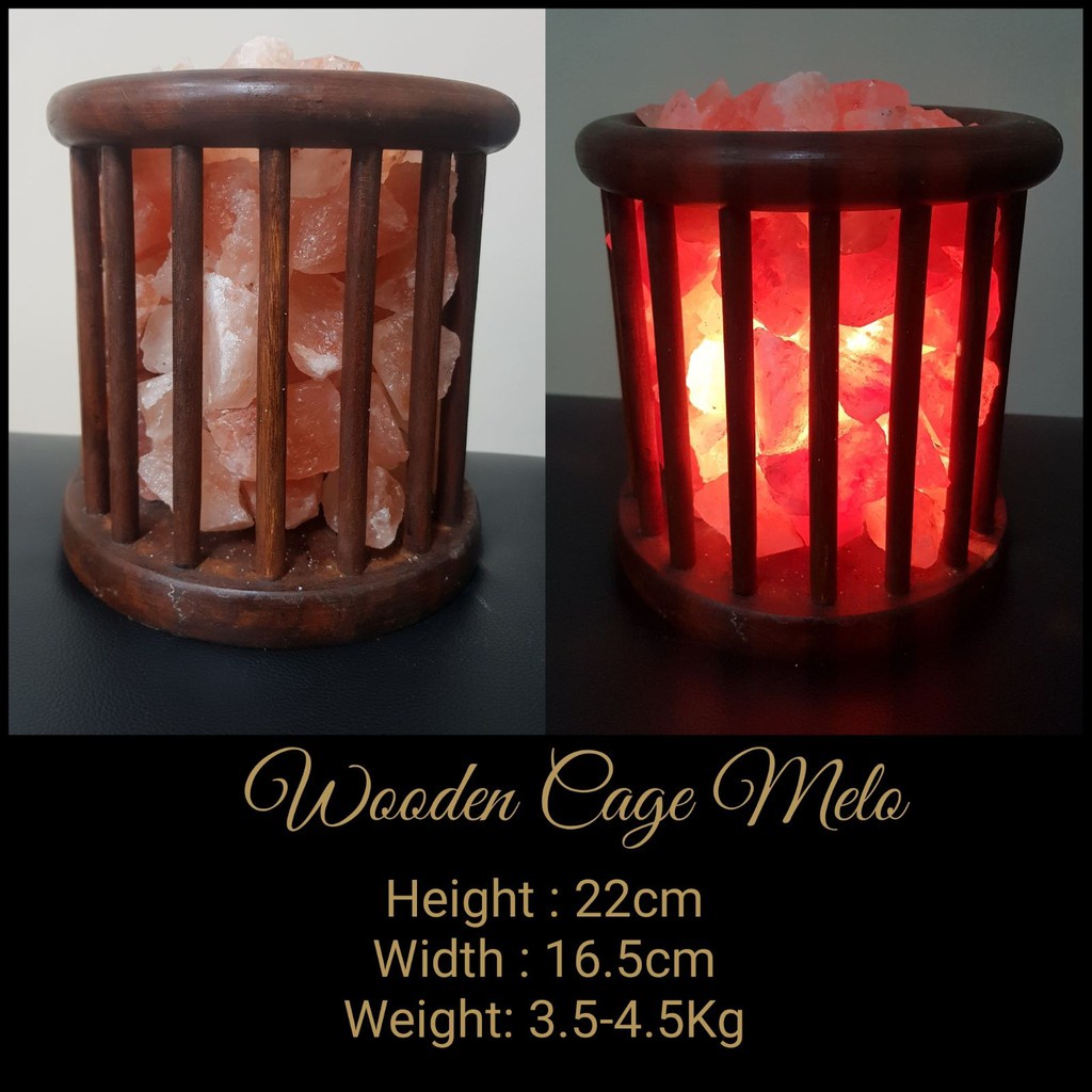 MELO WOODEN SALT LAMP HIMALAYAN SALT LAMP PAKISTAN Shopee Philippines
