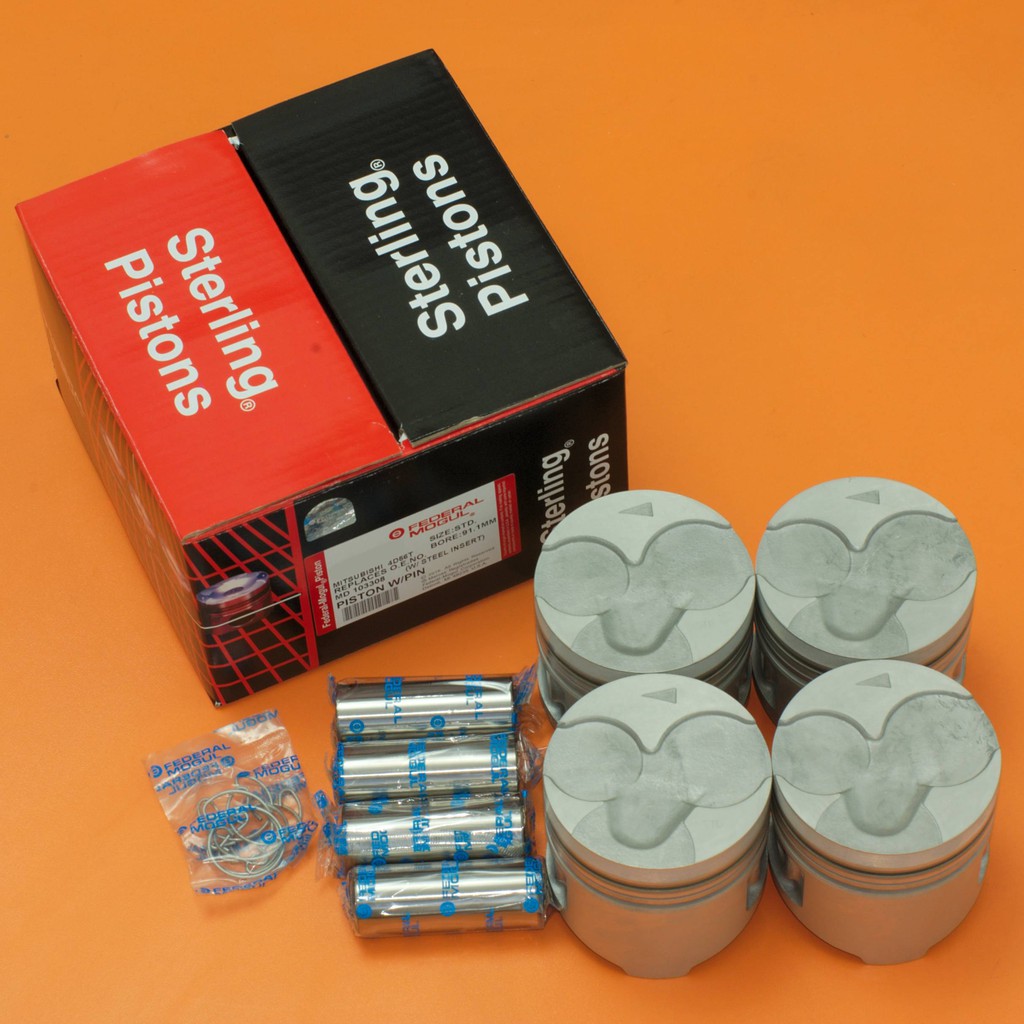 Federal Mogul Piston Set Fits Mitsubishi 4D55 4D55T 4D56 4D56T Triton
