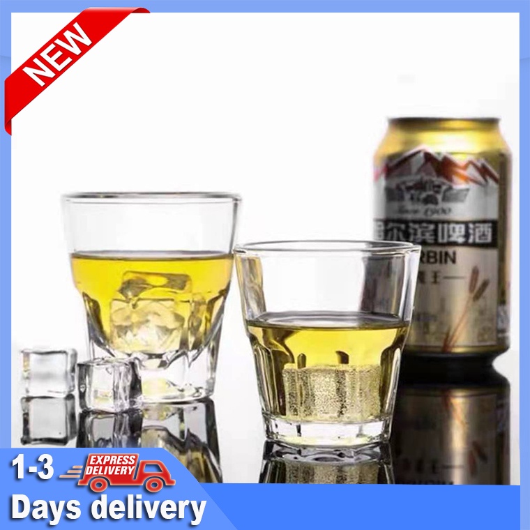 Shot Glass Transparent Mini Shot Glass Thick, Cute and Elegant 40ml 1503W (1pc) Shopee