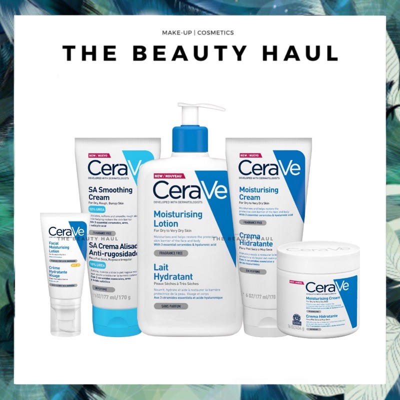 CeraVe Moisturizing Lotion For Face and Body, Cream & SA (Salicylic