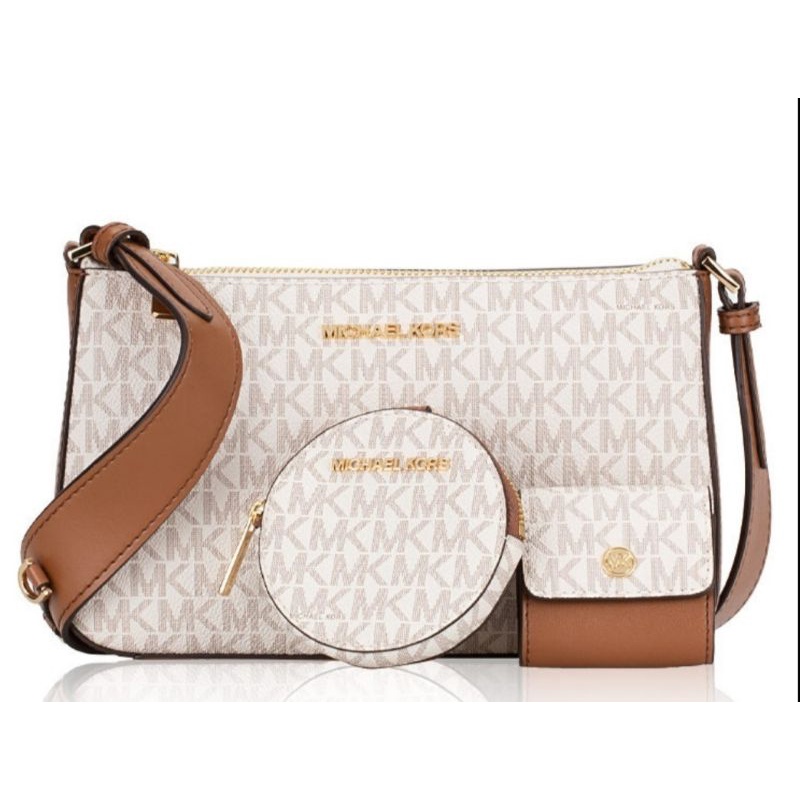 Arriba 70+ imagen michael kors jet set crossbody tech coin pouch
