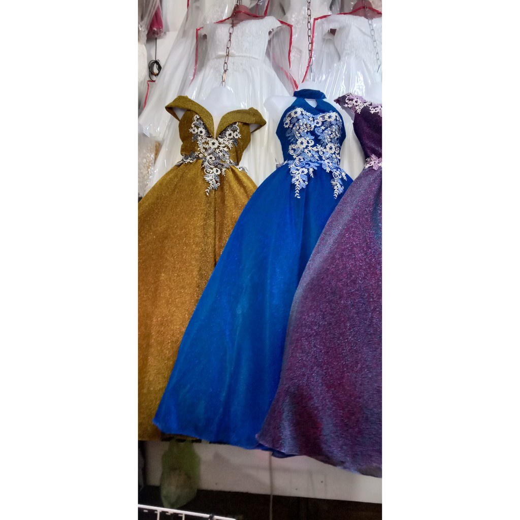 long gown dress for (prom night/ debut and etc.) Shopee Philippines