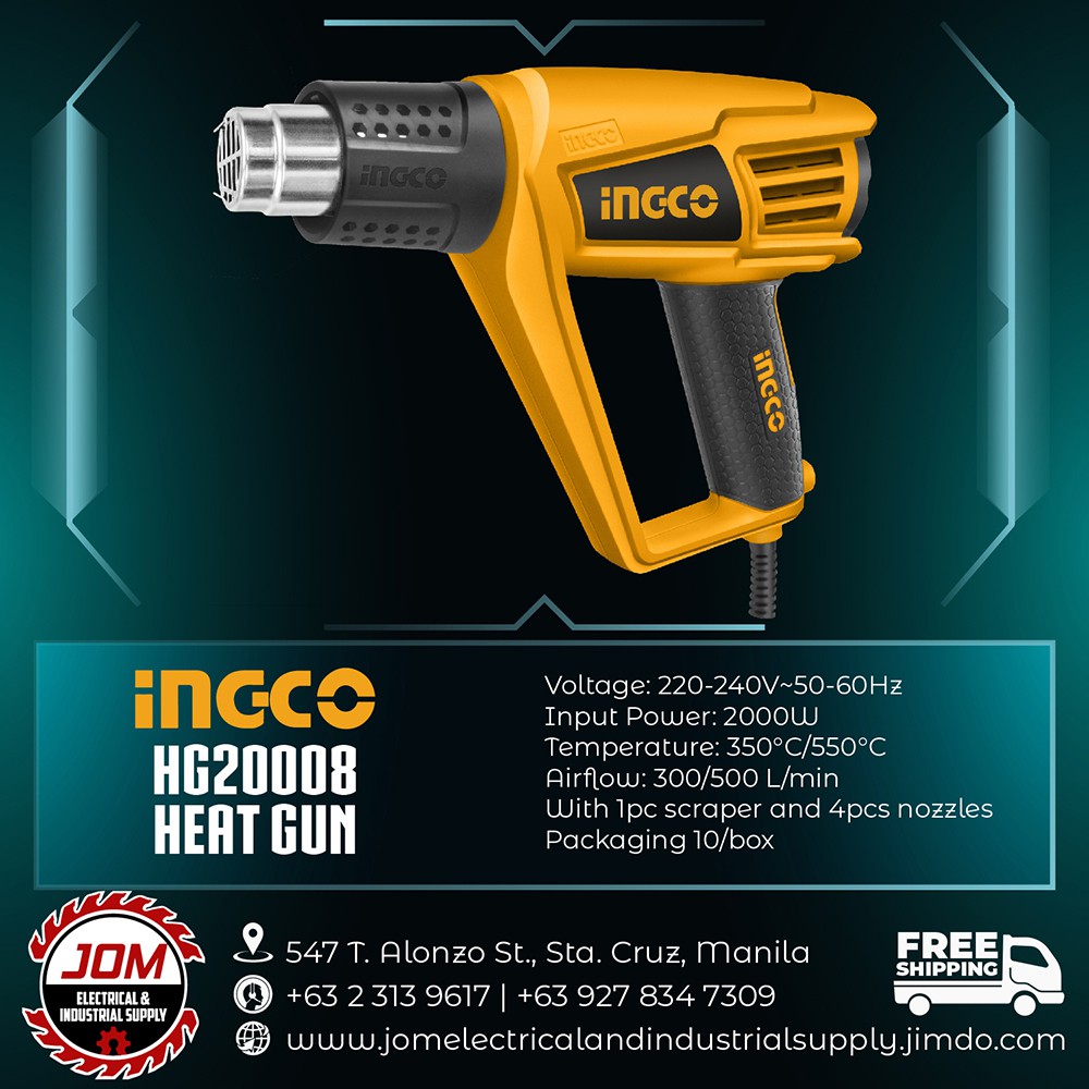 INGCO HG20008 Heat Gun Shopee Philippines