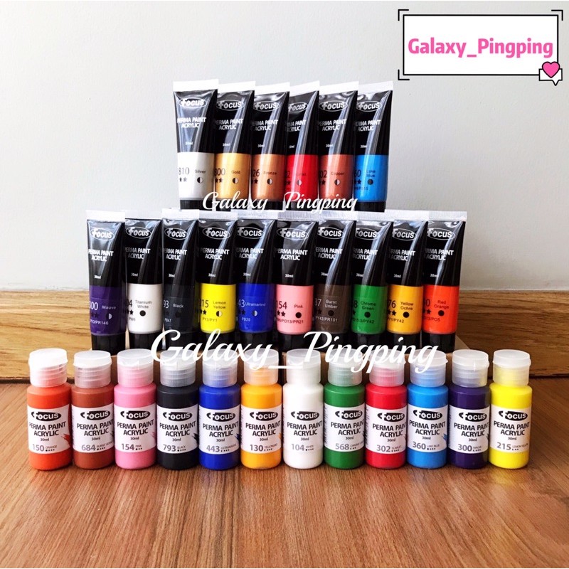 Focus Perma Acrylic Paint per piece (30ml) Shopee Philippines