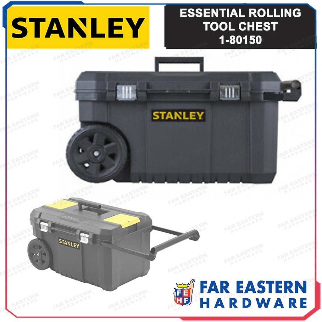 STANLEY Essential Rolling Chest Tool Box Organizer Storage 180150
