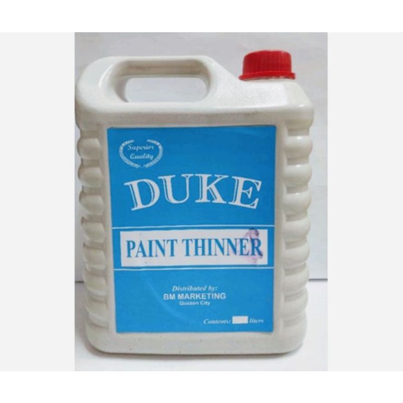 PAINT THINNER / LACQUER THINNER 1GALLON(4 LITERS) DUKE BRAND PANTIMPLA