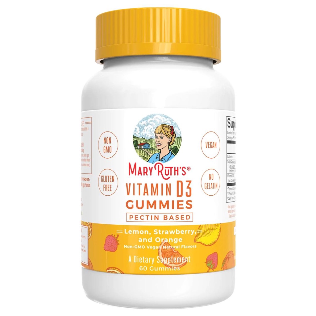 Mary Ruth Organics D3 Gummies (60 Count) Shopee Philippines