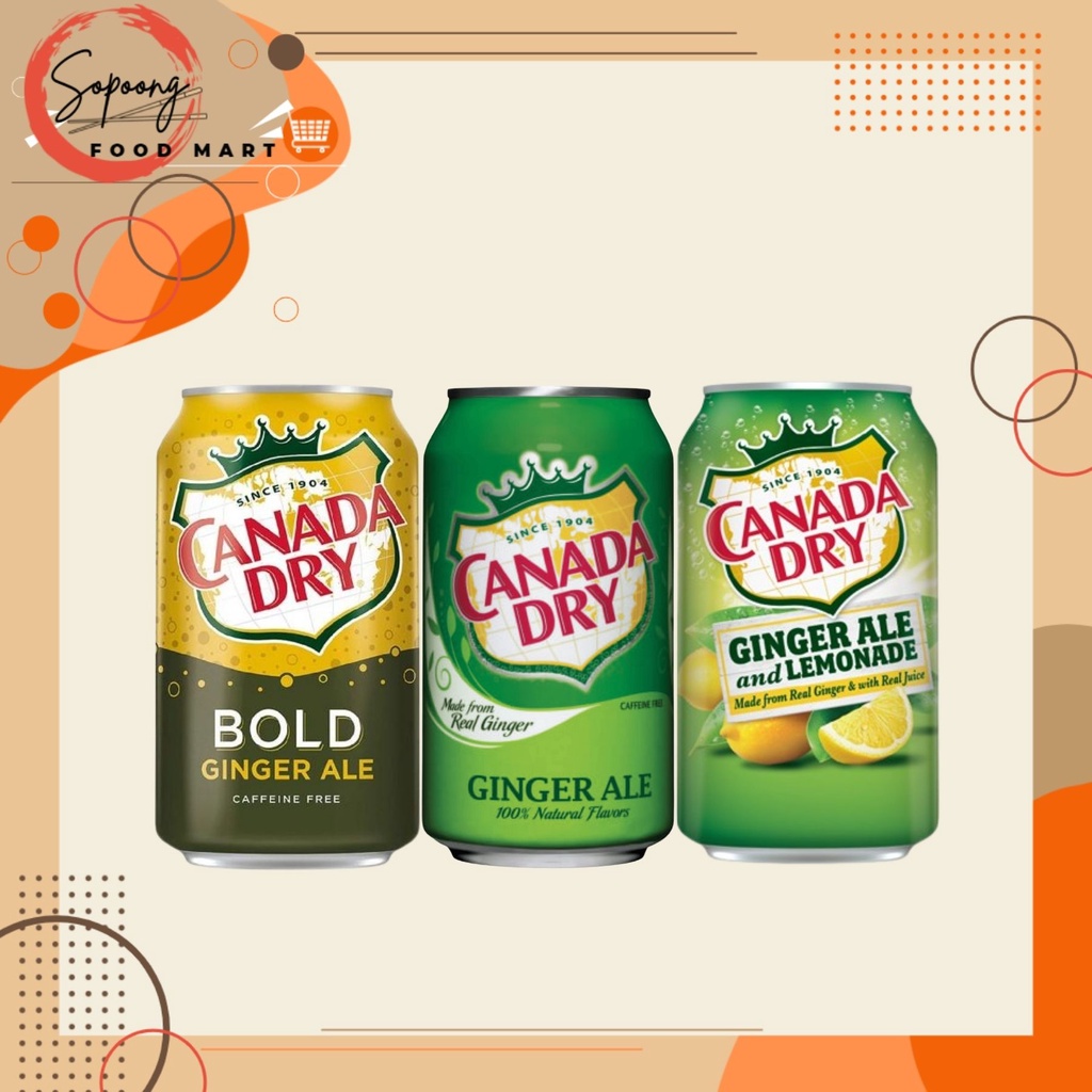 Canada Dry Ginger Ale in Can 355ml Shopee Philippines