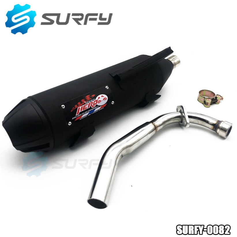 Racing Hero pipes V4 1set Muffler Surfy made in Thailand Shopee