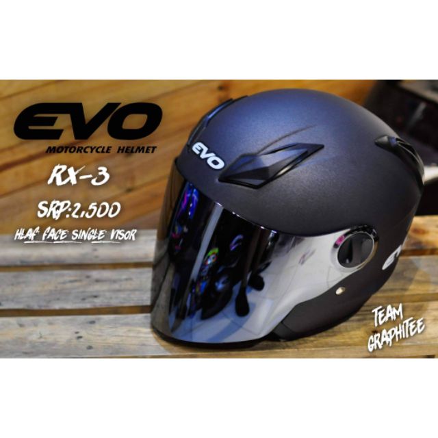 EVO HALF FACE HELMET Shopee Philippines