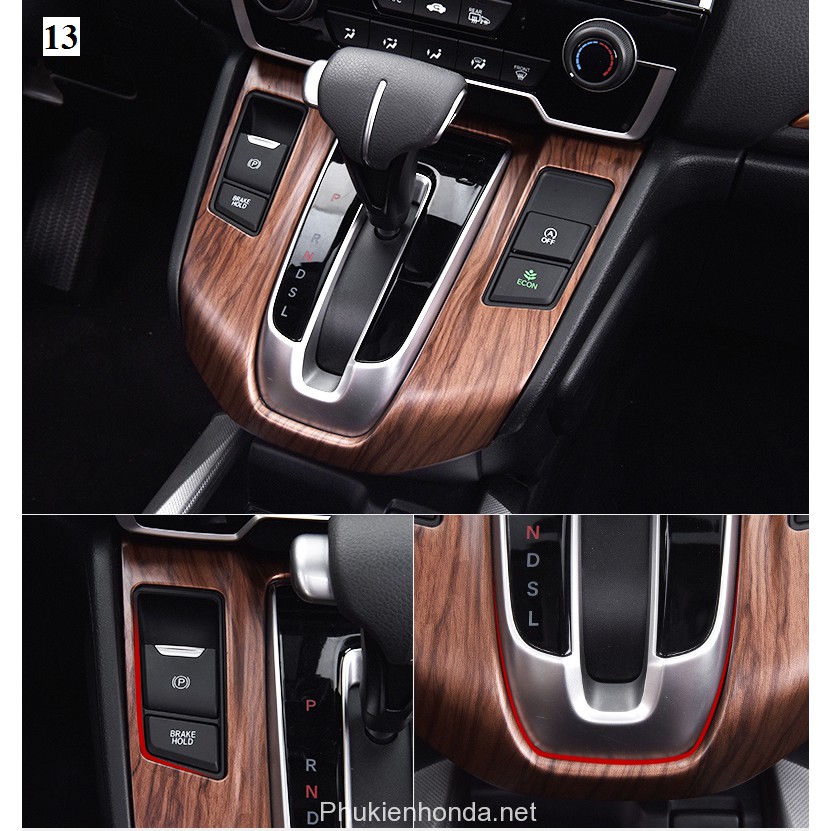 Wood Grain CRV Interior Cladding Wooden Cladding For CRV 20182020