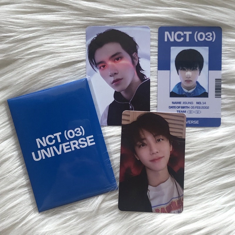Nct 2021 "UNIVERSE" md id card + PHOTOCARD SET nct 2021 md jisung id