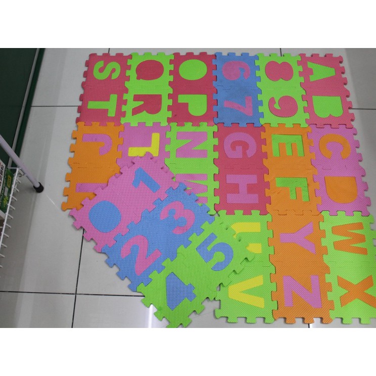 DV 36Pieces EVA Puzzle Mat 15x15cm (Multicolor) Shopee Philippines