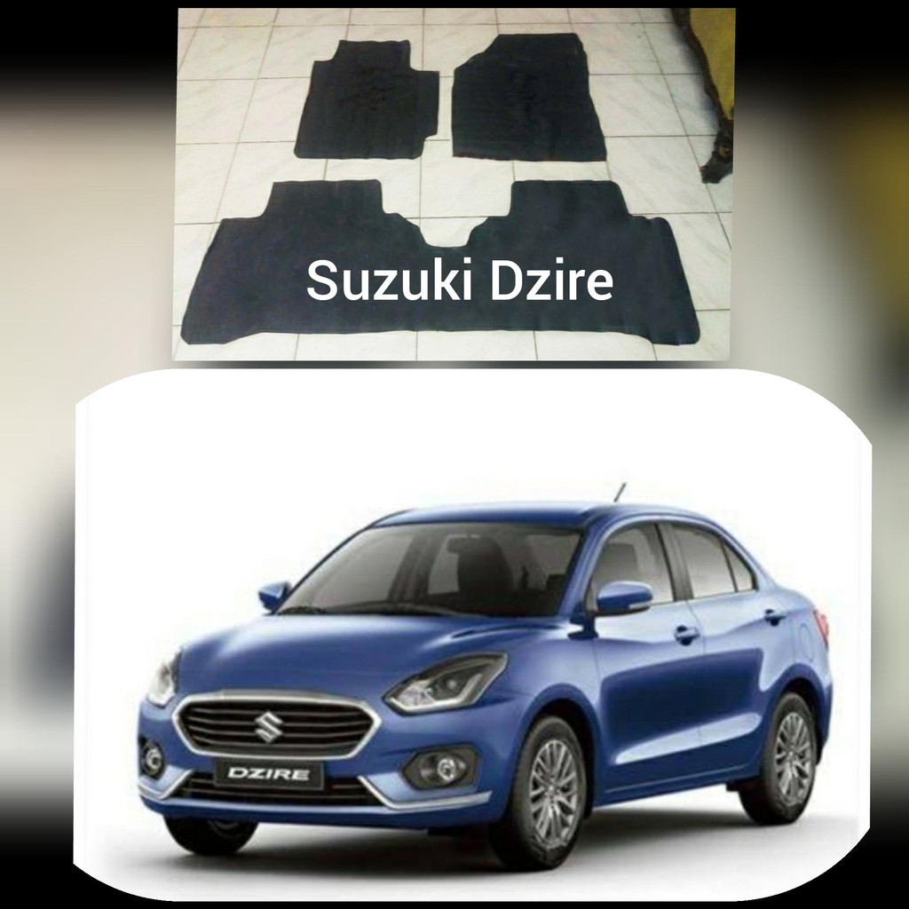 Suzuki Dzire 20172022 nomad rubber car mat with piping Dzire nomad