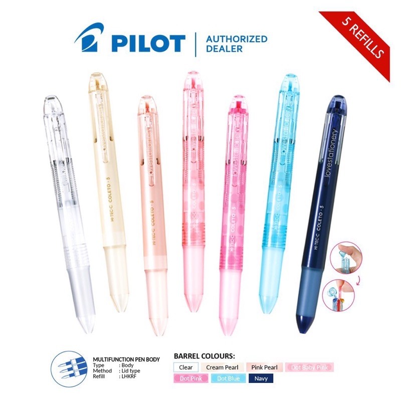 PILOT Coleto Barrel (3 or 5 Slots) Shopee Philippines