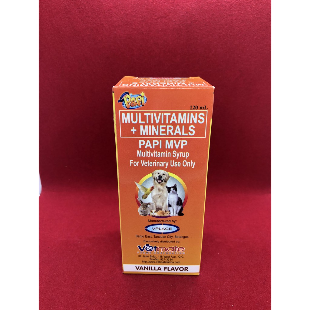 PAPI MVP Vitamins (120ml) for pets Shopee Philippines