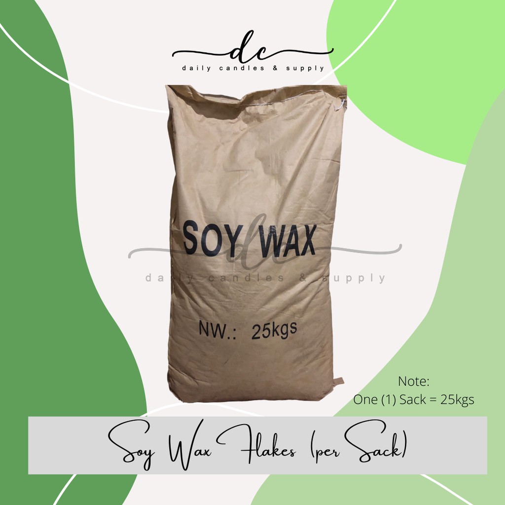 Daily Candles 1 SACK SOY WAX (25kgs Soy Wax) Shopee Philippines