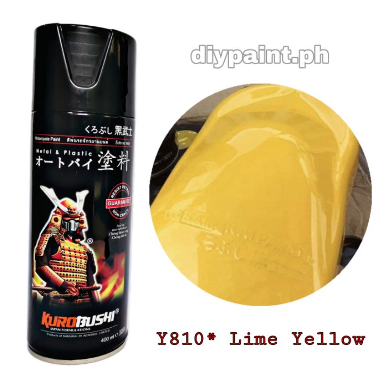 Y810* LIME YELLOW SAMURAI PAINT Shopee Philippines