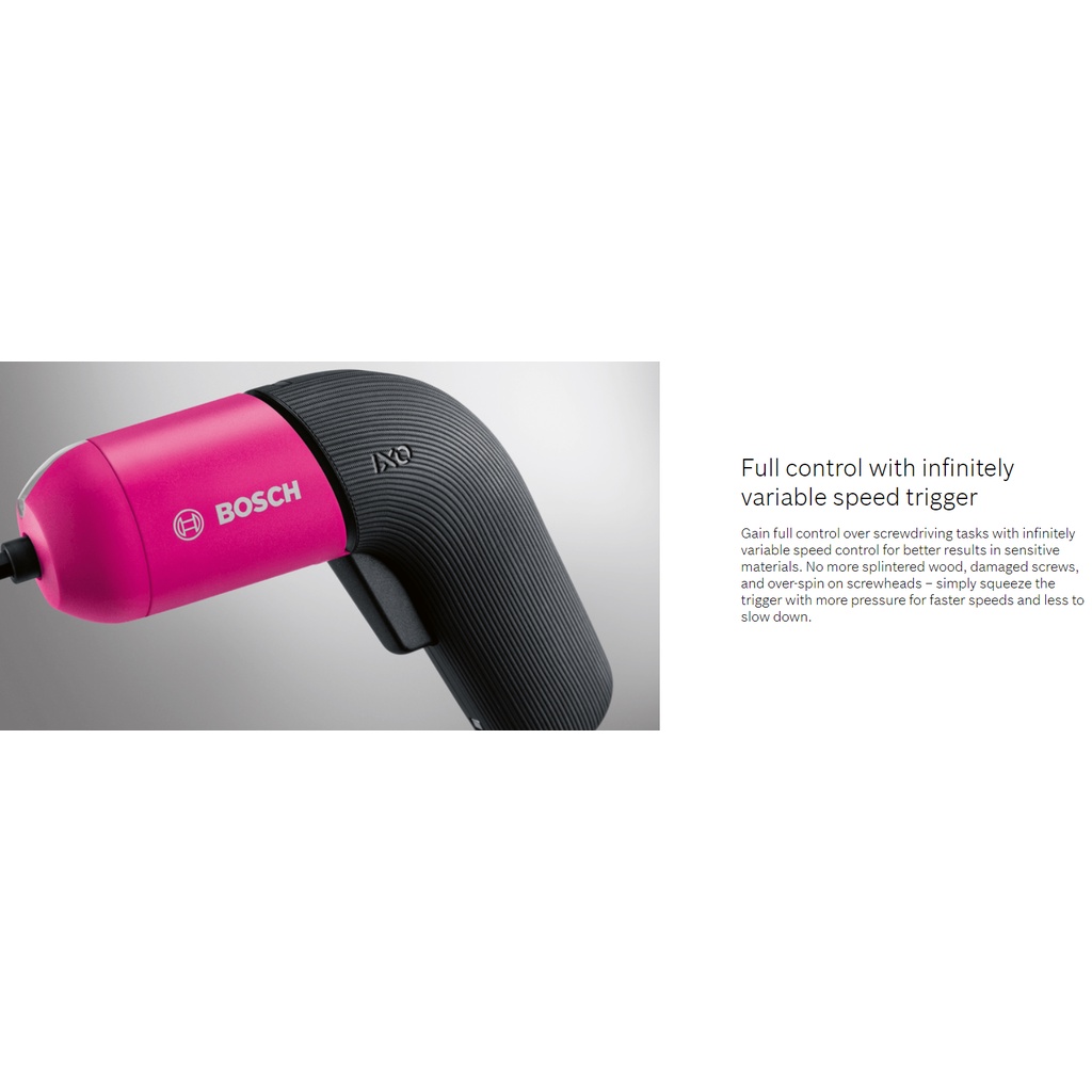 Bosch IXO 6 Cordless Electric Screwdriver Set with FREEBIES WT1N