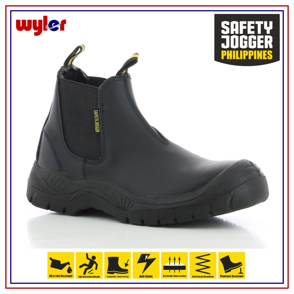 Safety Jogger Bestfit Slipon High Cut Steel Toecap WATERPROOF Safety